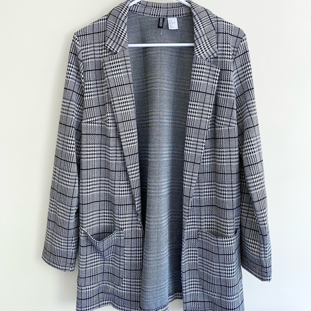 Black and white blazer from H & M